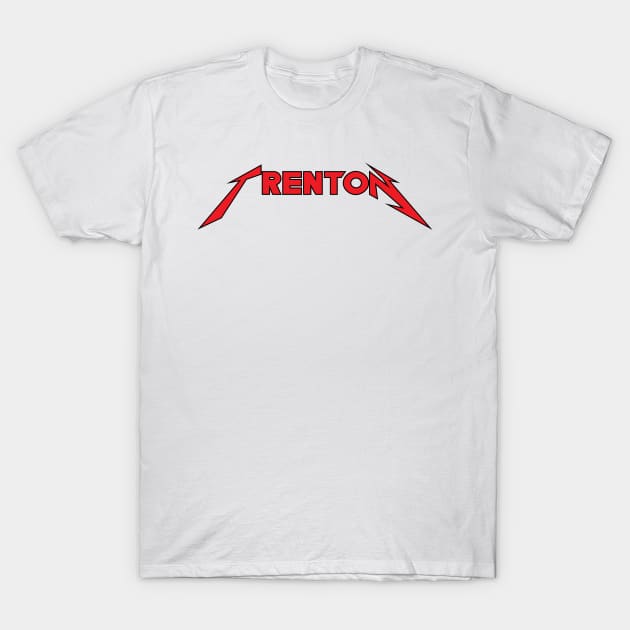 Trenton - Typography Art T-Shirt by Nebula Station